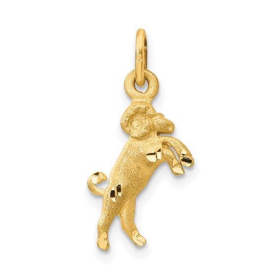 Diamond-Cut Zodiac Charm