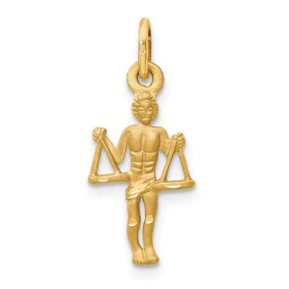 Diamond-Cut Zodiac Charm