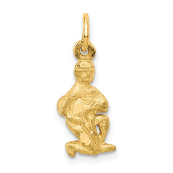 Diamond-Cut Zodiac Charm