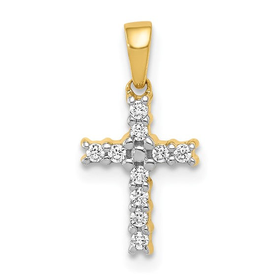 Diamond Latin Cross Pendant