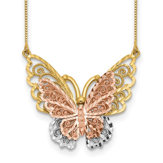 Verdure Nature Two-Tone Necklace